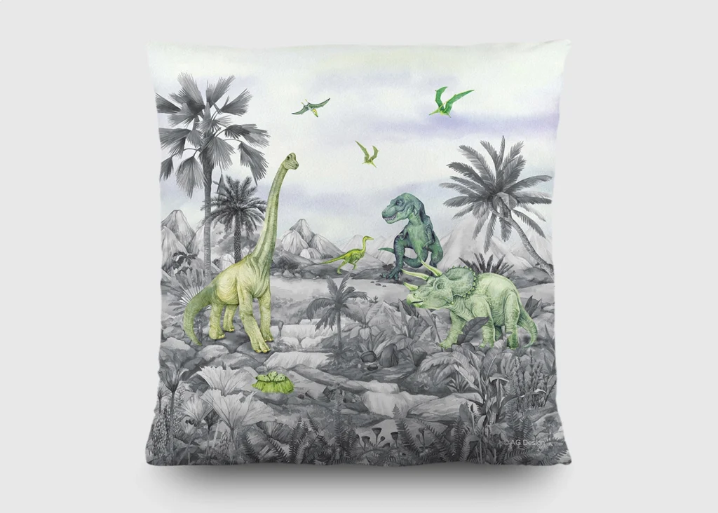 Dekorativní polštářek Dino | 40 x 40 cm | CND 3143