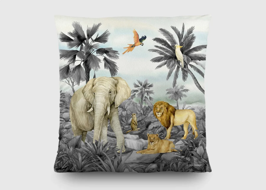 Dekorativní polštářek Jungle | 40 x 40 cm | CND 3147