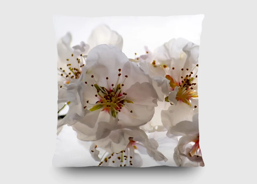 Dekorativní polštářek Třešňové Květy | 45 x 45 cm | CN 3606