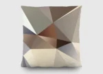 Dekorativní polštářek 3D Trojúhelníky | 45 x 45 cm | CN 3610