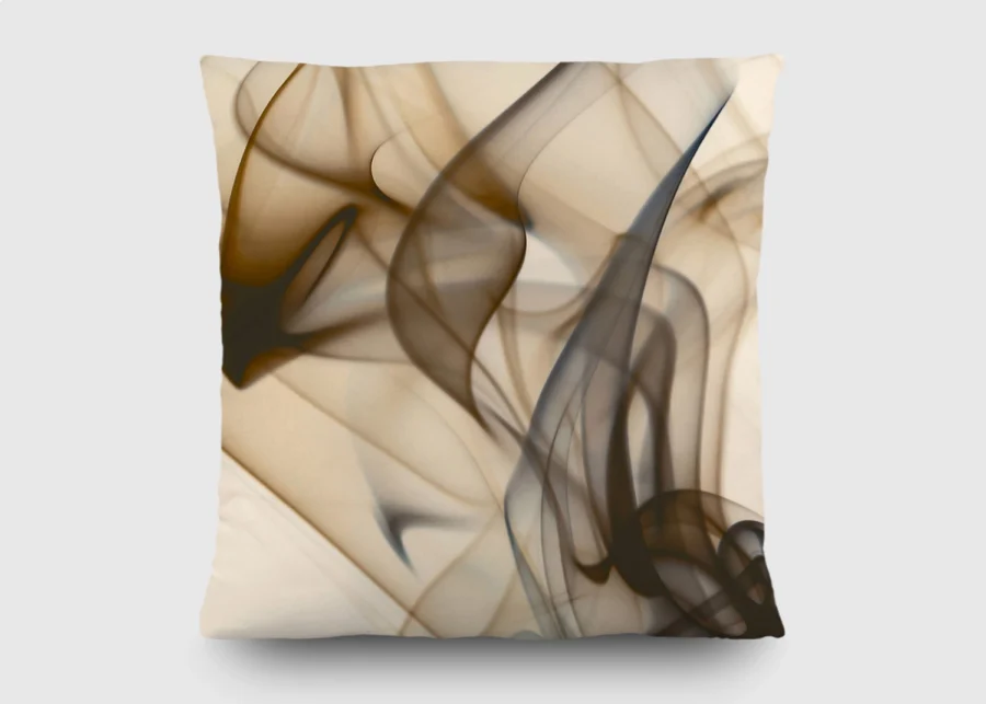 Dekorativní polštářek Hnědý Kouř | 45 x 45 cm | CN 3625