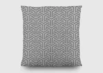 Dekorativní polštářek Geometrický Orientální Ornament na Šedém Pozadí | 45 x 45 cm | CN 3628