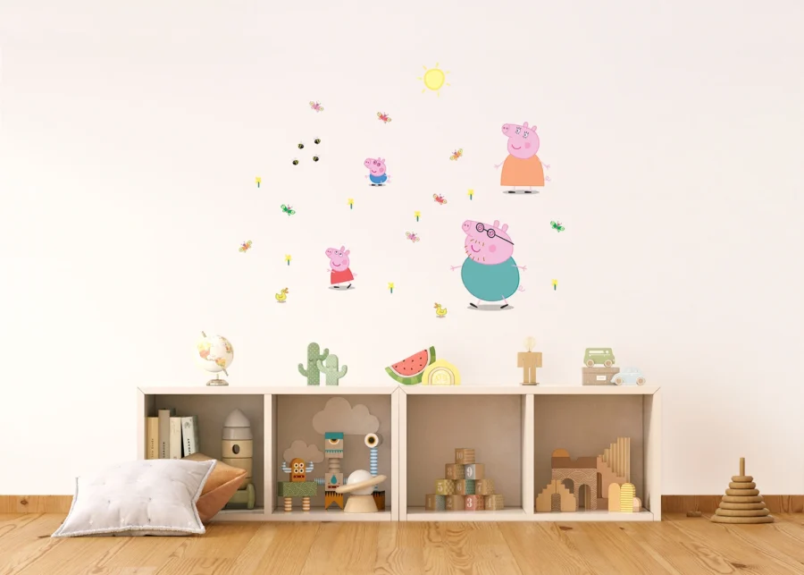 Dětská samolepka na zeď Prasátko Peppa | 42.5 x 65 cm | DK 1647 - Obrázek 2