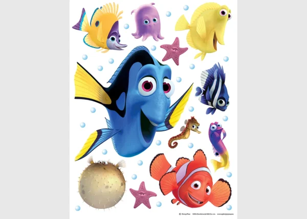 Dětská samolepka na zeď Disney Hledá se Nemo | 65 x 85 cm | DDK1705