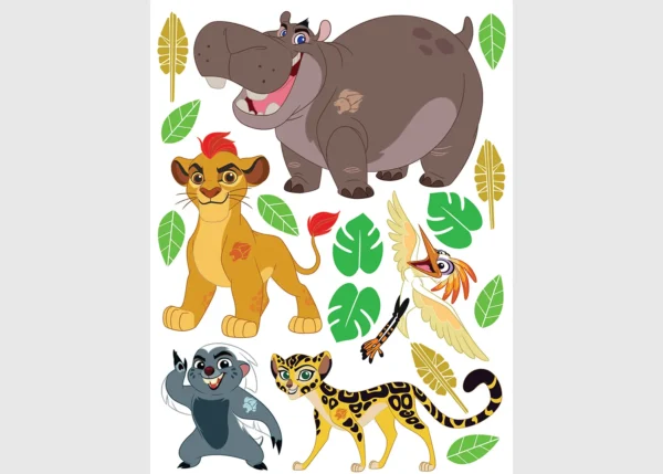 Dětská samolepka na zeď Disney Lví Hlídka | 65 x 85 cm | DDK2301