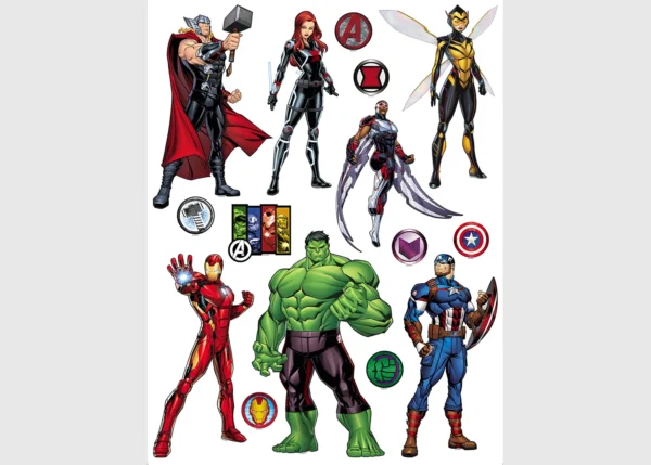 Dětská samolepka na zeď Marvel Avengers | 65 x 85 cm | DDK2326