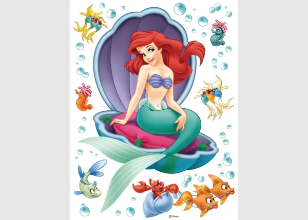 Dětská samolepka na zeď Disney Ariel | 65 x 85 cm | DDK864