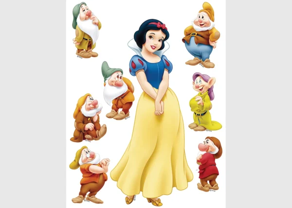 Dětská samolepka na zeď Disney Sněhurka | 65 x 85 cm | DDK869
