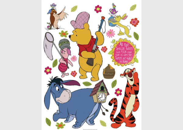 Dětská samolepka na zeď Disney Medvídek Pú | 65 x 85 cm | DDK881