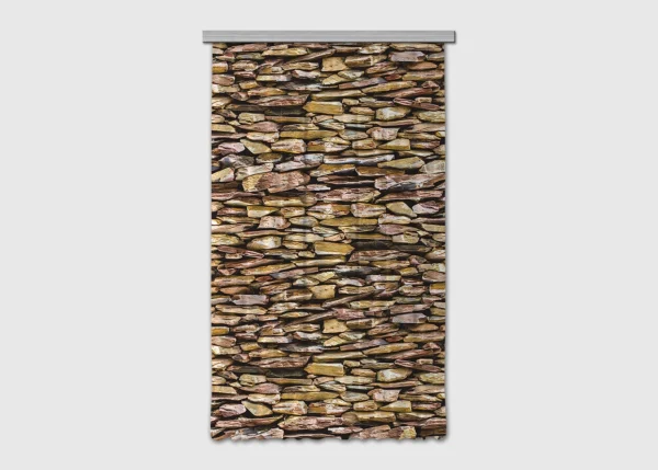 Dekorativní závěs Kameny | 140 x 245 cm | FCPL 6591