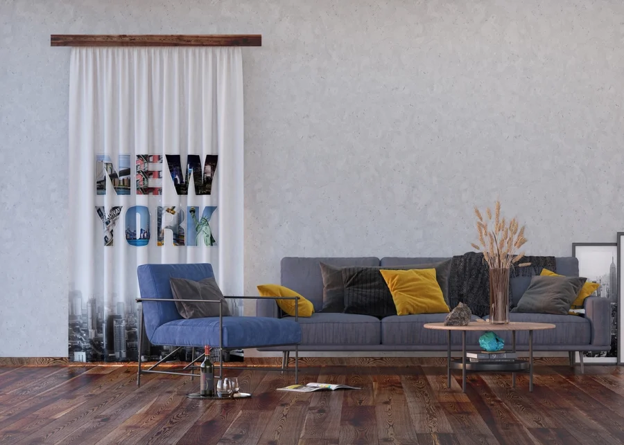 Dekorativní závěs New York | 140 x 245 cm | FCPL 6598