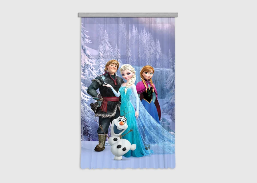 Dětsky dekorativní závěs Frozen | 140 x 245 cm | FCSL 7147