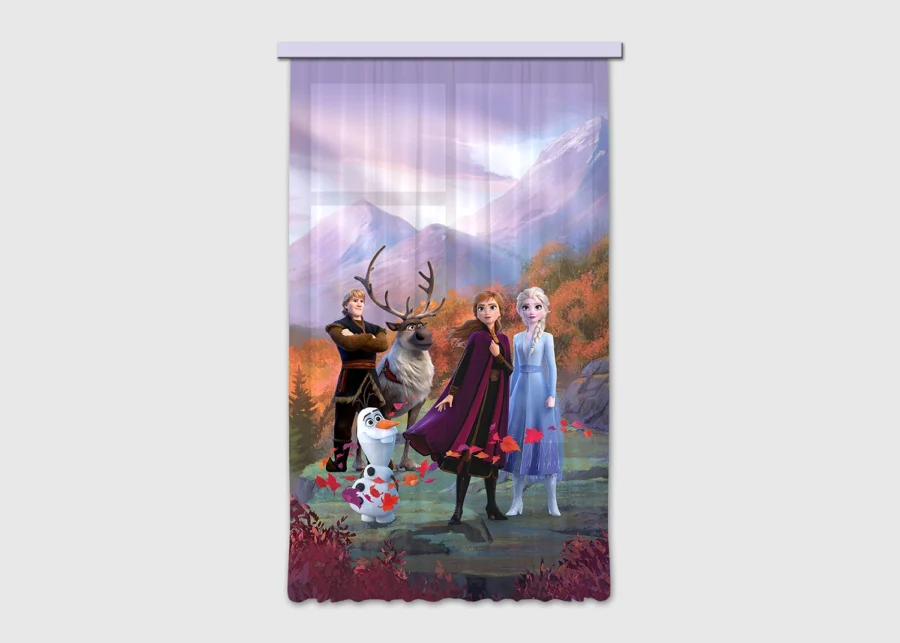 Dětsky dekorativní závěs Frozen | 140 x 245 cm | FCSL 7164