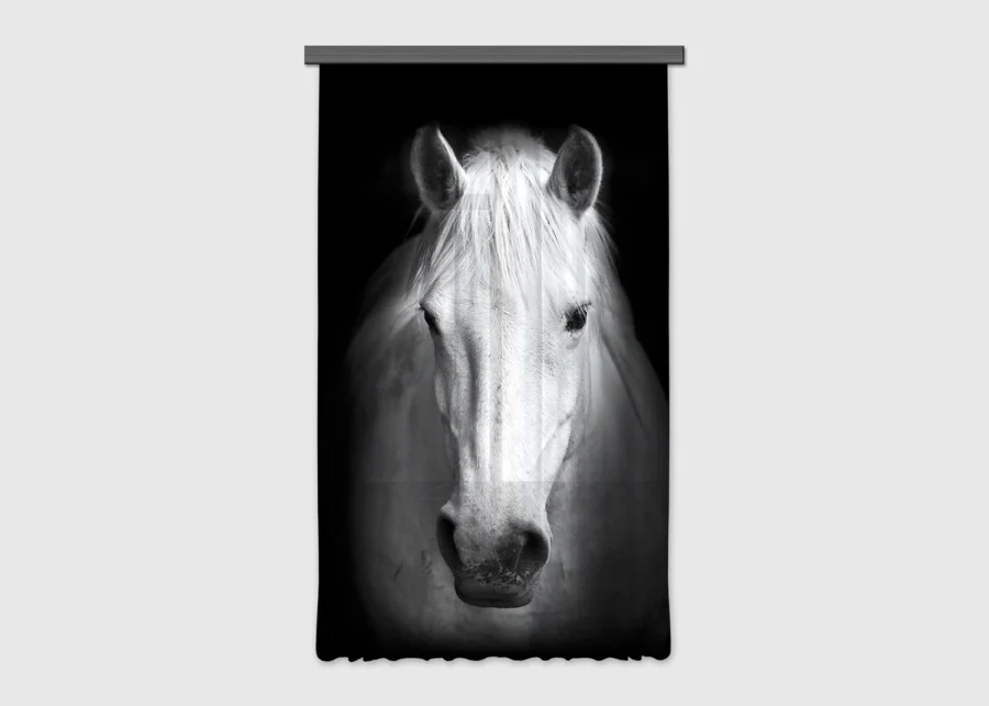 Dekorativní závěs Kůň | 140 x 245 cm | FCSL 7520