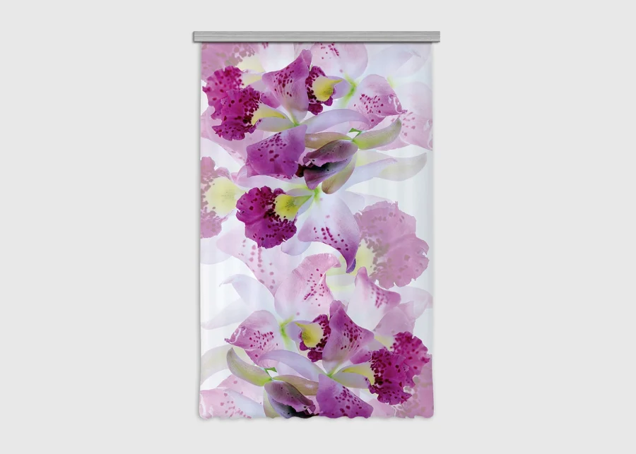 Dekorativní závěs Květiny | 140 x 245 cm | FCSL 7523