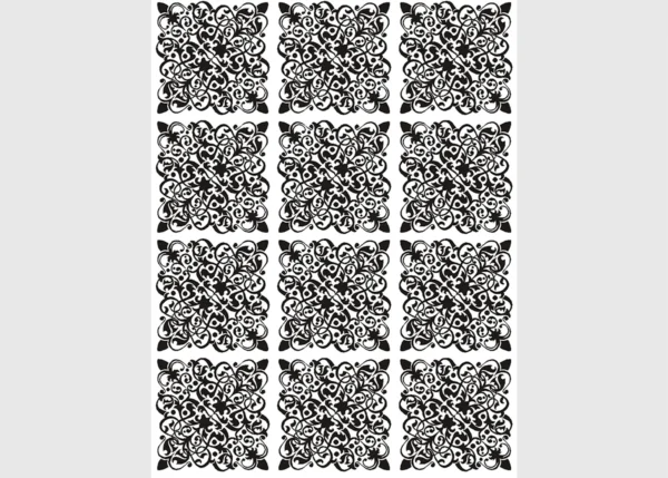 Samolepka na zeď Sametové čtverce | 65 x 85 cm | DFL0461