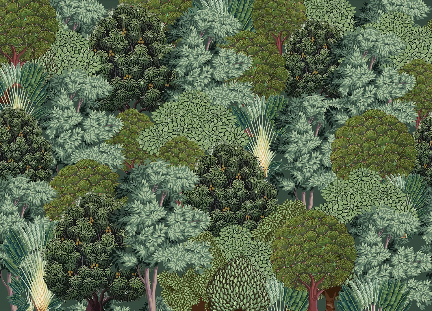 Fototapeta na míru Koruny Stromů | Vliesová fototapeta na zed' | DFT5P352169