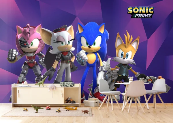 Dětská vliesová fototapeta na zed' Sonic | 375 x 270 cm | FT5P 352205