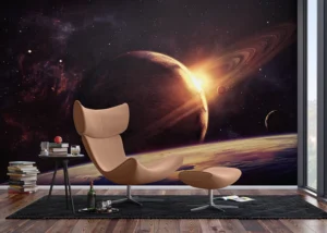 Vliesová fototapeta na zed' Planeta ve Vesmíru | 375 x 270 cm | FT5P 352209