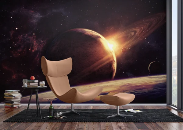 Vliesová fototapeta na zed' Planeta ve Vesmíru | 375 x 270 cm | FT5P 352209