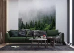 Vliesová fototapeta na zed' Les v Ranní Mlze | 225 x 270 cm | FT3P 5901