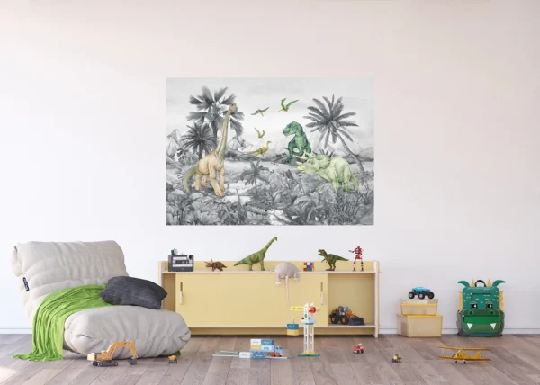 Dětská vliesová fototapeta na zed' Dino | 155 x 110 cm | FTDNM 5281