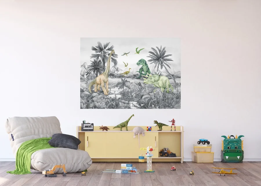 Dětská vliesová fototapeta na zed' Dino | 155 x 110 cm | FTDNM 5281