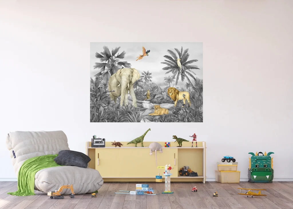 Dětská vliesová fototapeta na zed' Džungle | 155 x 110 cm | FTDNM 5285