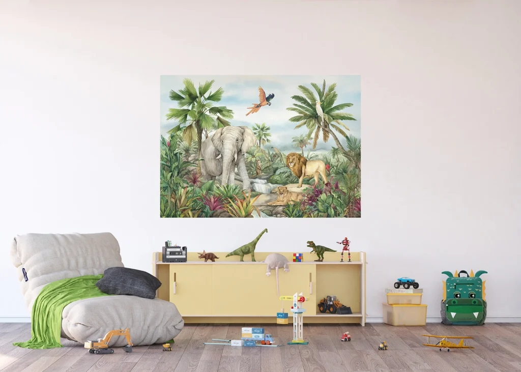 Dětská vliesová fototapeta na zed' Džungle | 155 x 110 cm | FTDNM 5287