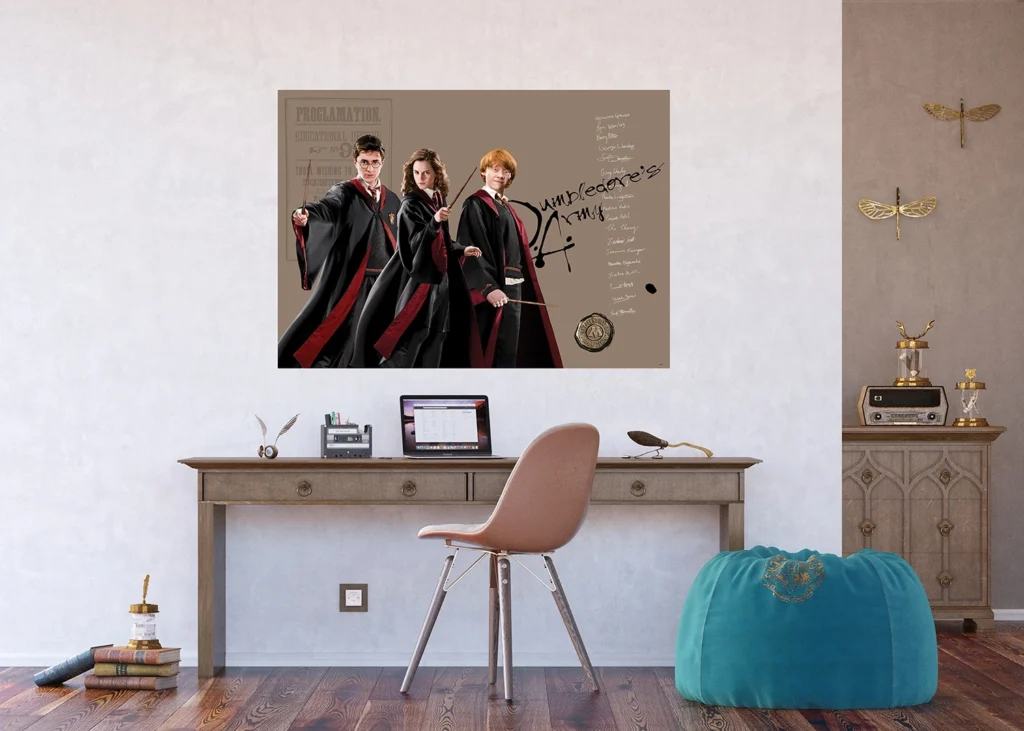 Dětská vliesová fototapeta na zed' Harry Potter Kouzelné Trio | 155 x 110 cm | FTDNM 5295