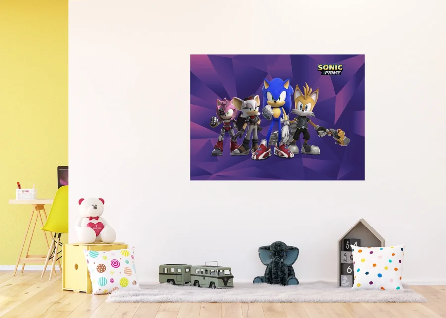 Dětská vliesová fototapeta na zed' Sonic | 155 x 110 cm | FTDNM 7913