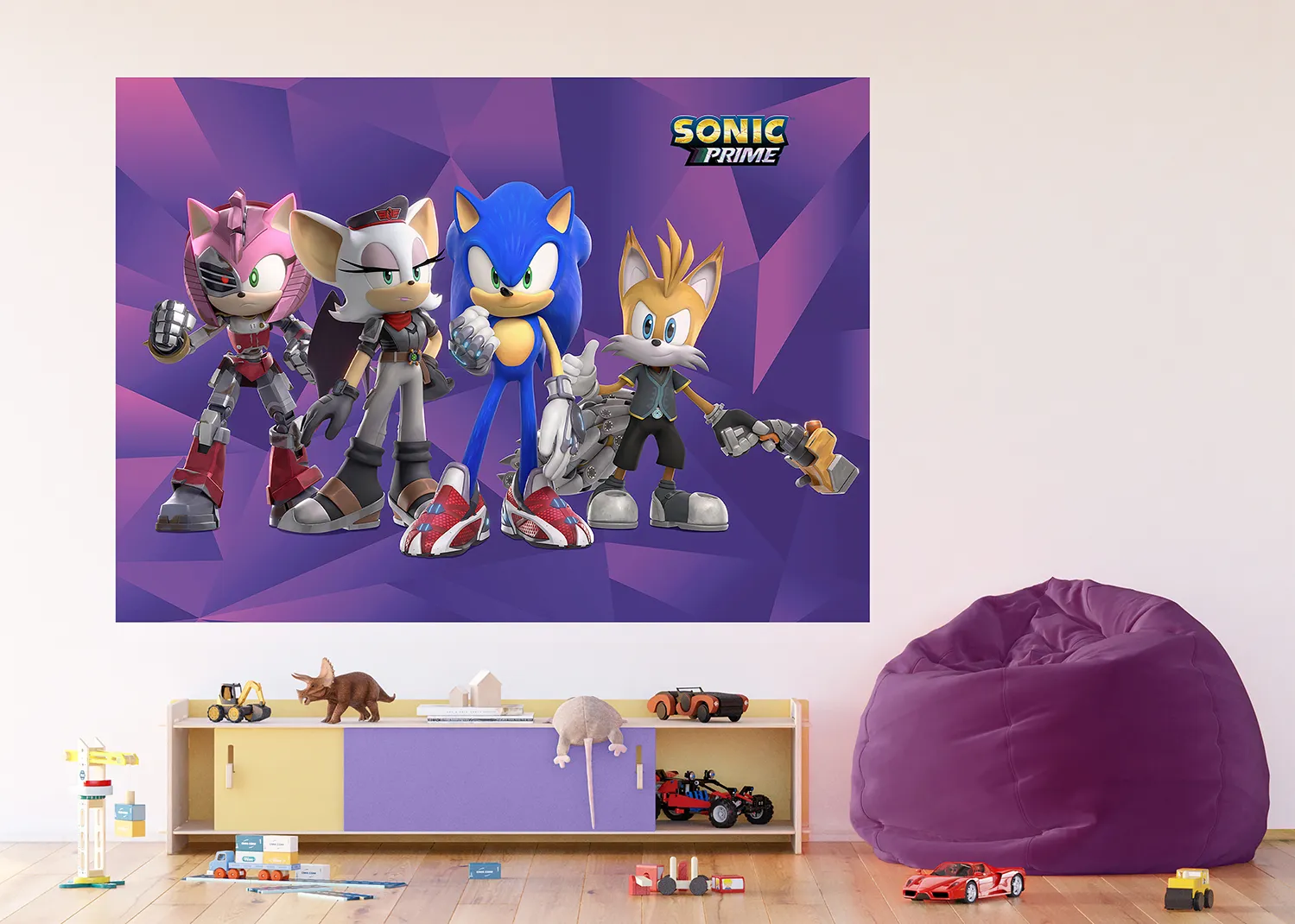 Dětská vliesová fototapeta na zed' Sonic | 252 x 182 cm | FTDXL 1969