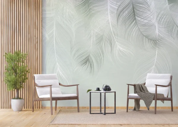 Fototapeta na míru Dekorativní Peříčka | Vliesová fototapeta na zed' | DFTNS1250