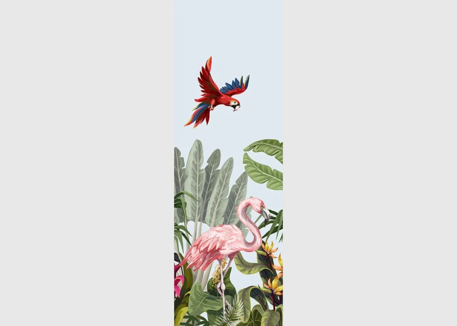 Vliesová fototapeta na zed' Tropičtí Ptáci | 90 x 270 cm | FTNVL 3721