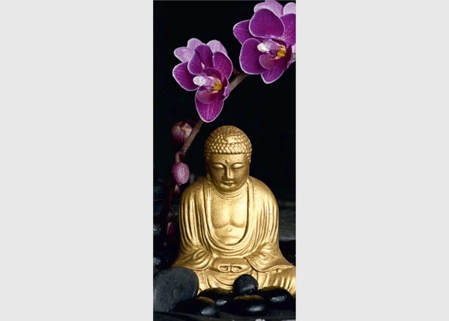 Vliesová fototapeta na zed' Klidný Buddha | 202 x 90 cm | FTNV 2805