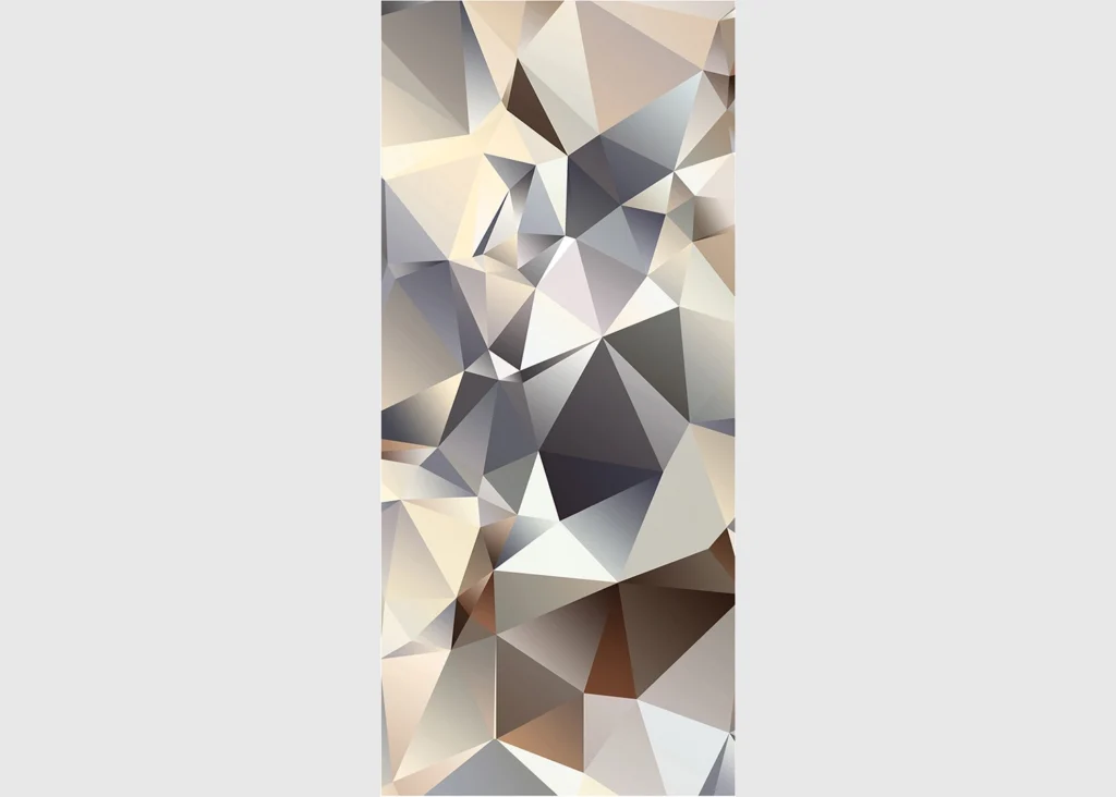 Vliesová fototapeta na zed' Abstraktní Trojúhelníky | 202 x 90 cm | FTNV 2929