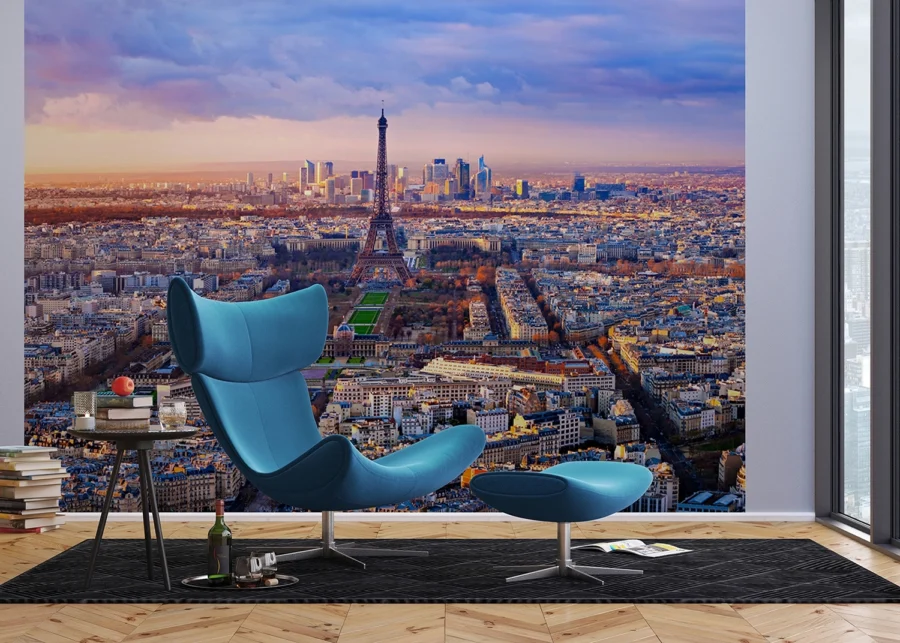 Vliesová fototapeta na zed' Výhled na Paříž | 375 x 270 cm | FTNXXL 2401
