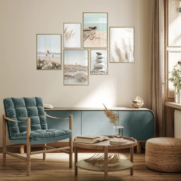 Sada oboustranných plakátů Oceán a Pláž | 4 x A3, 2 x A4 | DP6351343