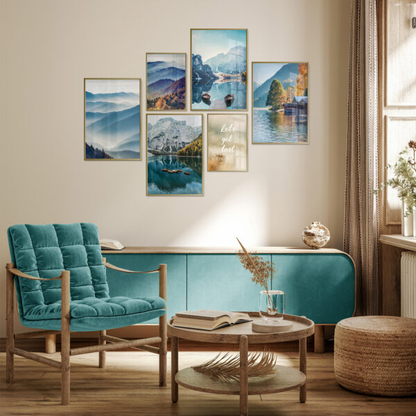 Sada oboustranných plakátů Podzimní Les | 4 x A3, 2 x A4 | DP6351301