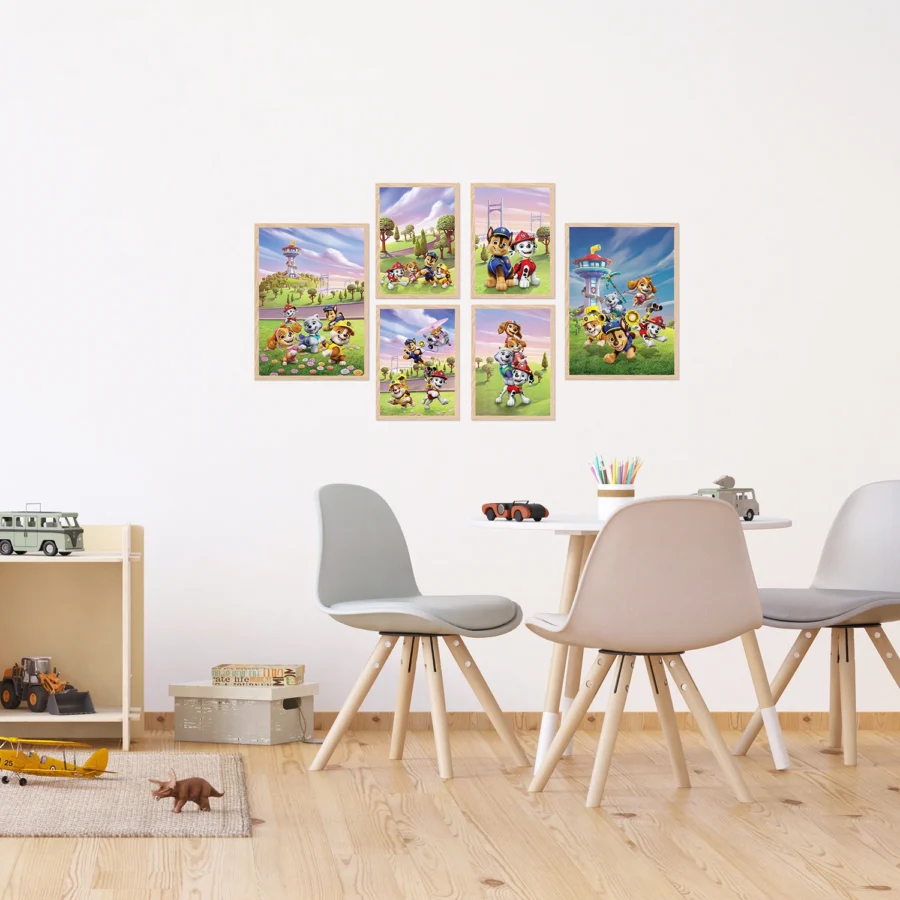 Sada oboustranných plakátů Tlapková Patrola, 2 x A3, 4 x A4, P6 351399 - Obrázek 3
