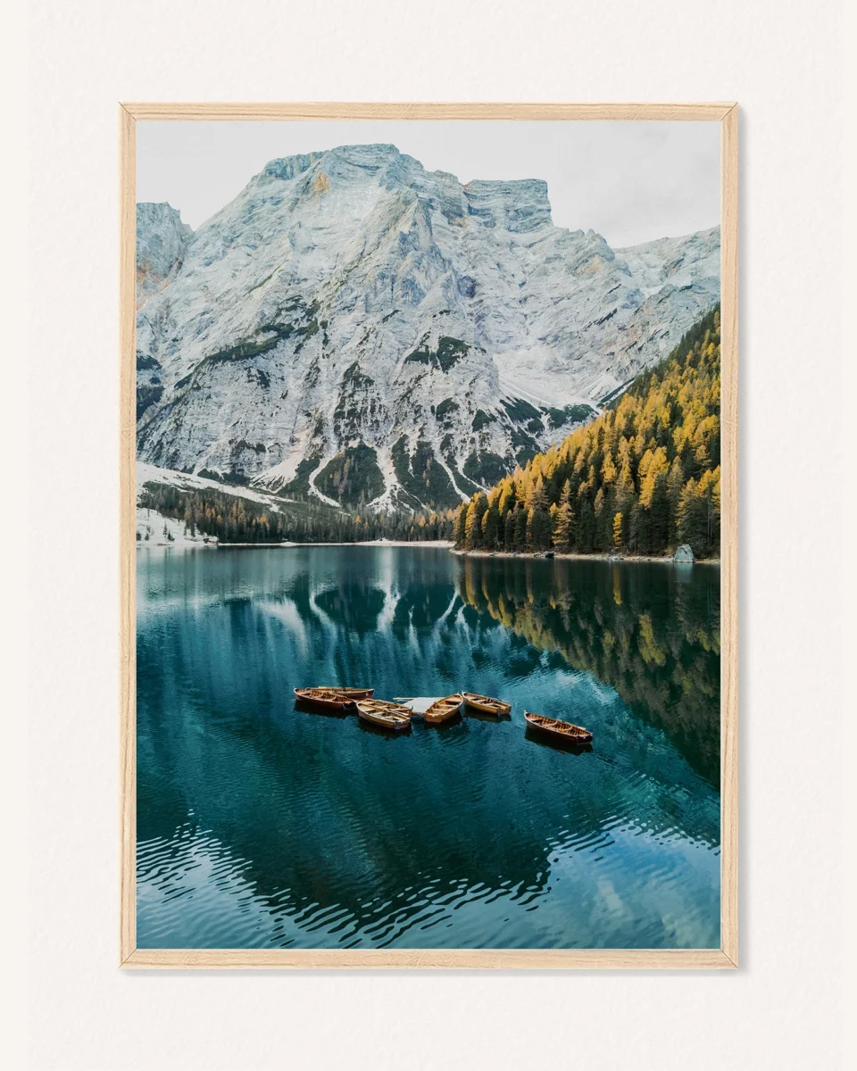 Poster Klidné Jezero / Horské Molo, 30 x 42 cm, P 351305