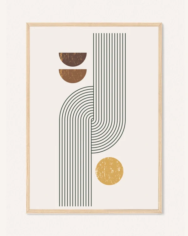 Plakat Abstraktní Kompozice, 30 x 42 cm, P 351431