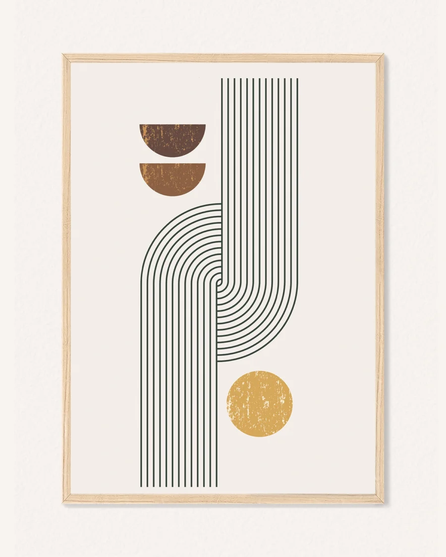 Plakat Abstraktní Kompozice, 30 x 42 cm, P 351431