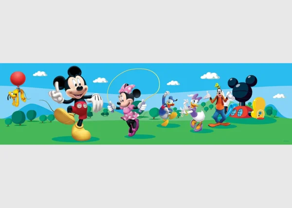 Dětská samolepící bordura na zeď Disney Klubík Mickeyho Mouse
