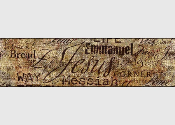 Samolepící bordura na zeď Canvas | 5 m x 13.8 cm | WB 8200