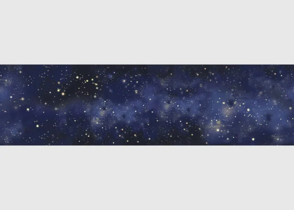 Samolepící bordura na zeď Vesmír | 5 m x 13.8 cm | WB 8451